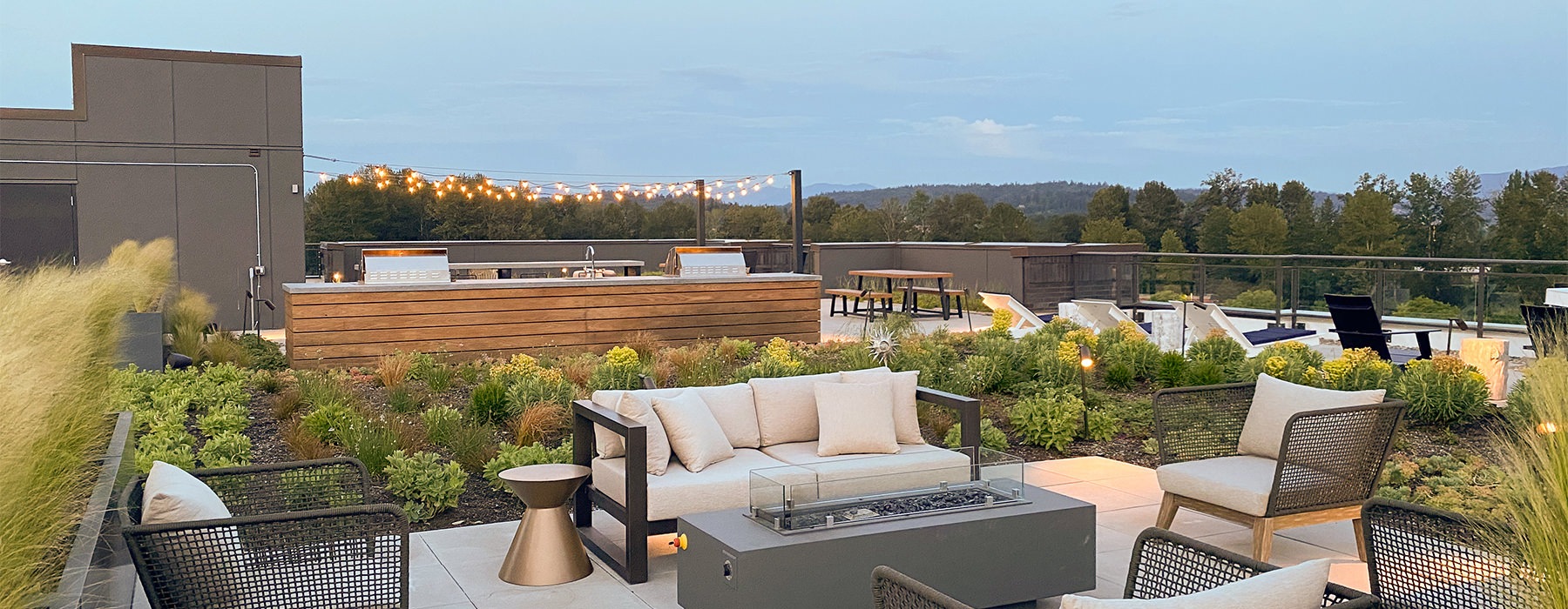 Rooftop Deck with Outdoor Kitchen